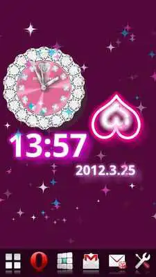 Play [Free] CUTE WORLD QLOCK LWP